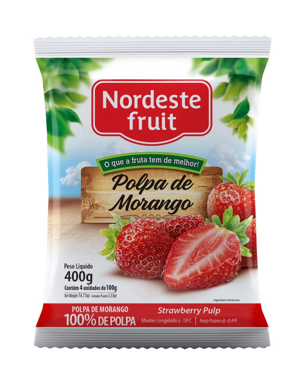 Polpa de morango