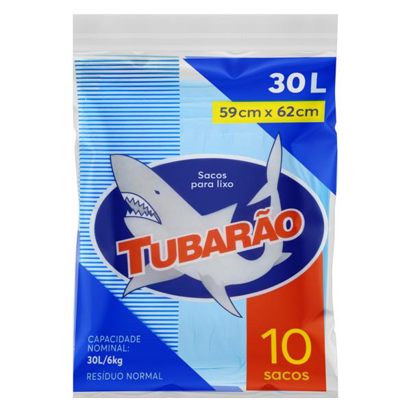 Saco de lixo tubarão 30L