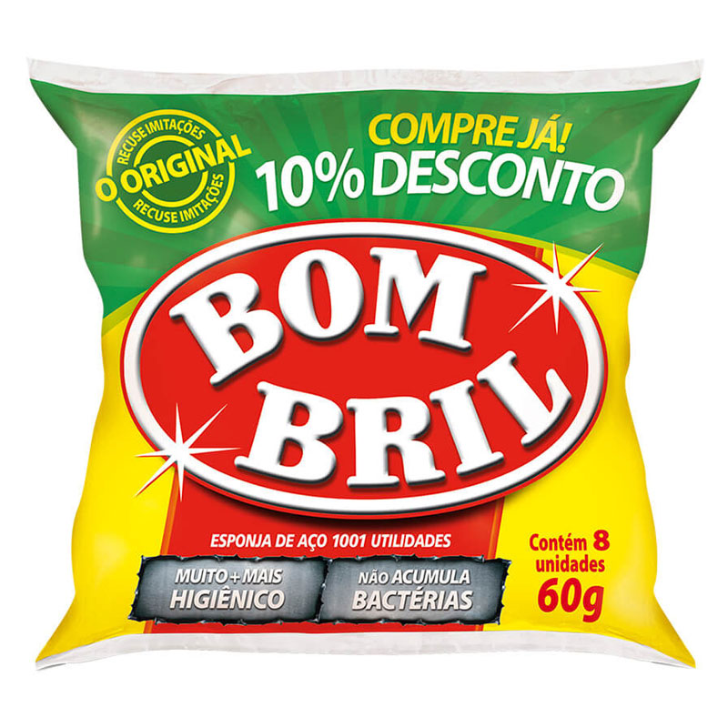 Esponja/Lã de aço - Bom bril