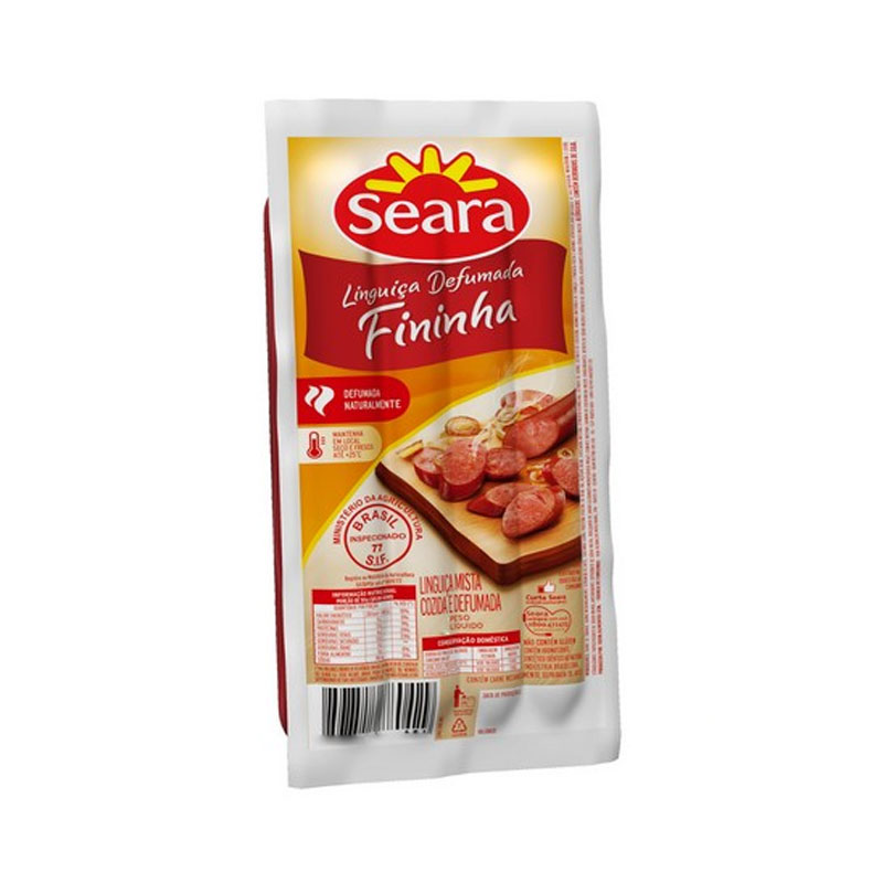 Linguiça defumada fininha