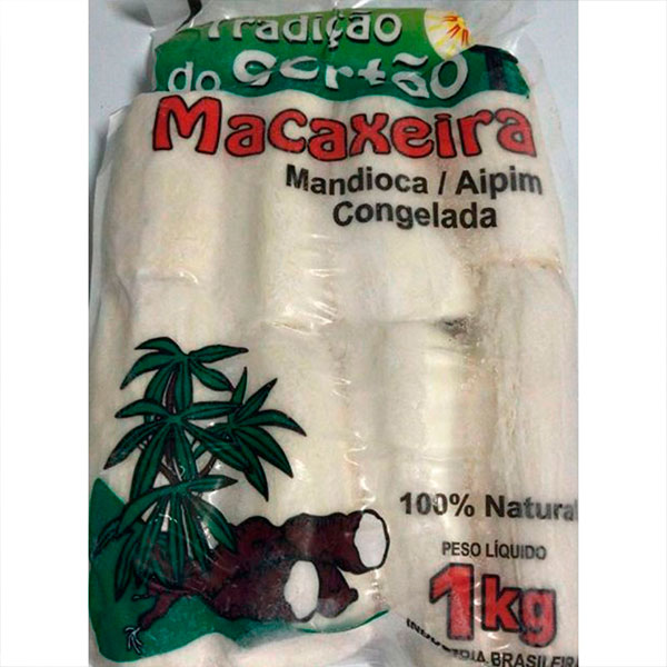 Macaxeira descascada congelada - Tradição do Sertão